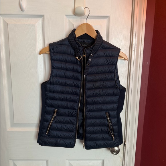 Zara Blue Down vest - Picture 3 of 4